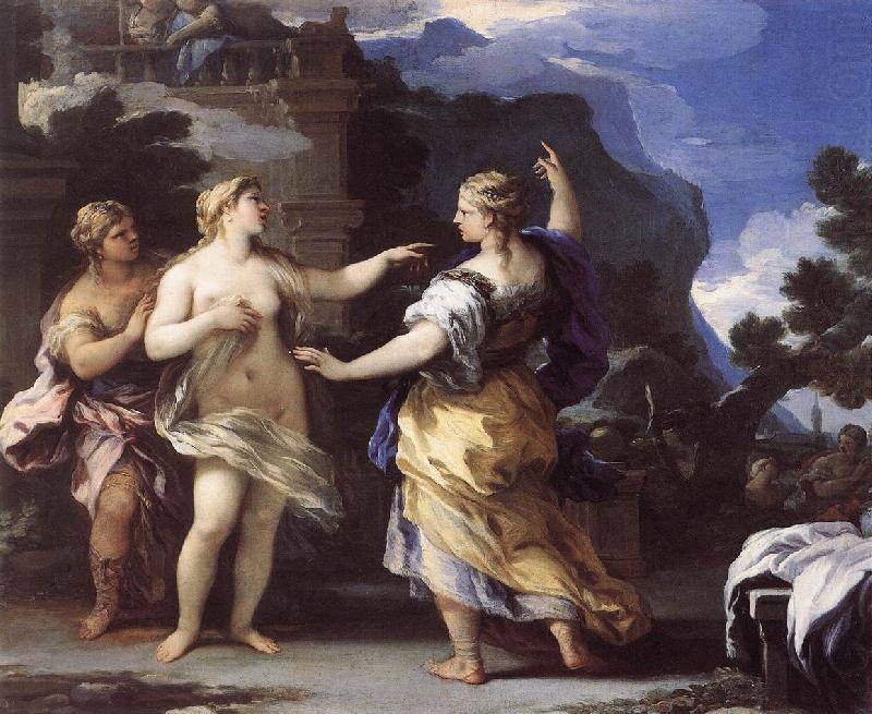 Venus Punishing Psyche with a Task  dfh, GIORDANO, Luca